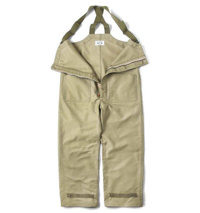 HOUSTON ヒューストン 1785 米海軍 U.S.NAVY N-1デッキパンツ 日本製  【R】｜ メンズ ボトムス ミリタリーパンツ ワークパンツ オーバーオール カジュアル 大きいサイズ ゆったり