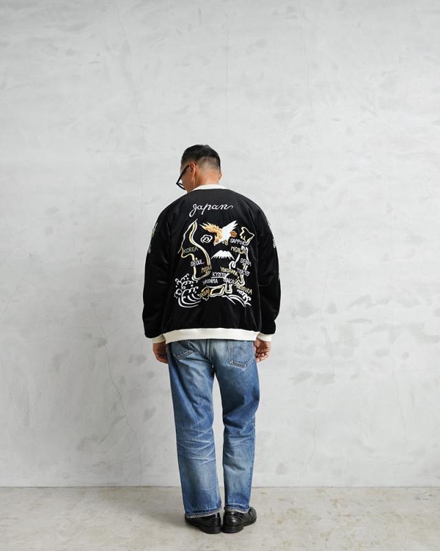 HOUSTON ヒューストン 51524 別珍 スーベニアジャケット MAP【T】【Cx