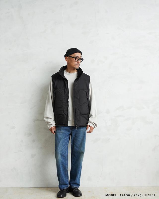 NANGA ナンガ WAIPER別注 AURORA-TEX ダウンベスト TYPE U.S.ARMY PCU LEVEL 7A MADE IN JAPAN【Sx】【T】【Cx】｜メンズファッション ミリタリーファッション 軍物 防水ベスト 日本製 オーロラダウン レイヤード 保温 軽量