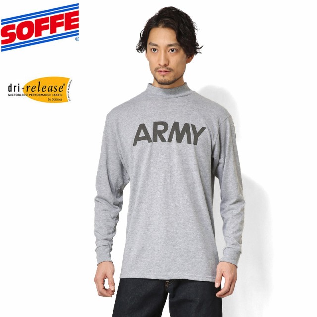 SOFFE ソフィー 米軍仕様 D0000012 ロングスリーブ ARMY Tシャツ【T