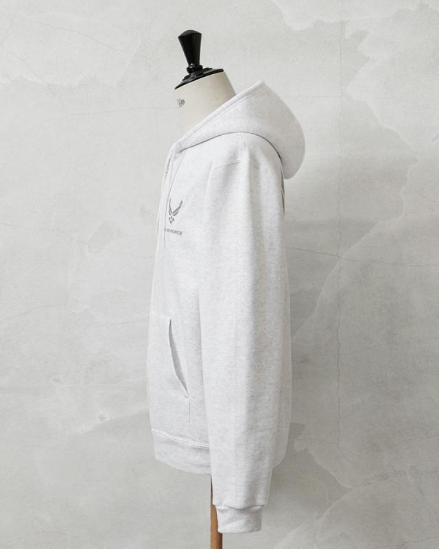 SOFFE ソフィー D1075419 OFFICIAL LICENSE U.S.AIR FORCE トレーニング スウェット ジップ フーディ / フルジップパーカー【Cx】【I】｜メンズ トップス ミリタリー 大きいサイズ アメカジ バックプリント ブランド おしゃれ