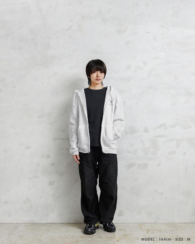 SOFFE ソフィー D1075419 OFFICIAL LICENSE U.S.AIR FORCE トレーニング スウェット ジップ フーディ / フルジップパーカー【Cx】【I】｜メンズ トップス ミリタリー 大きいサイズ アメカジ バックプリント ブランド おしゃれ