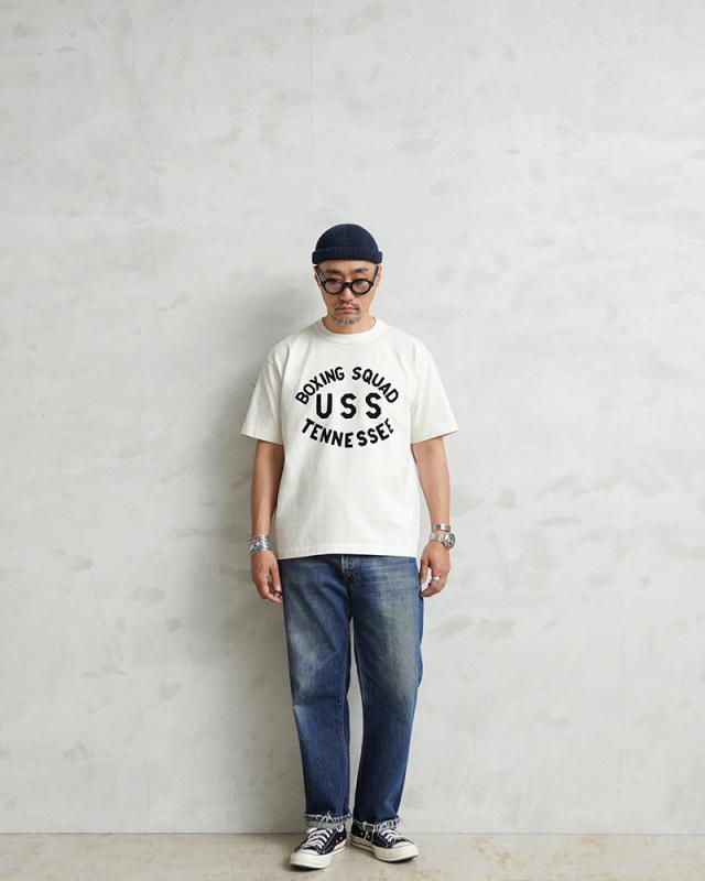 A.G.SPALDING&BROS エージースポルディング&ブロス SPL-AGS-241004（251008）ARCHIVE S/S ロゴグラフィック Tシャツ 日本製【Cx】【T】 ｜メンズファッション アメカジ 半袖 ヘビーウェイト 丸胴 コットン ブランド おしゃれ