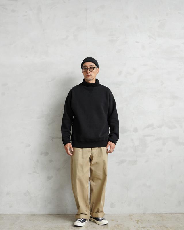 A.G.SPALDING&BROS エージースポルディング&ブロス SPL-AGS-900005 トレーニング タートルネック スウェットシャツ 日本製【Cx】【T】