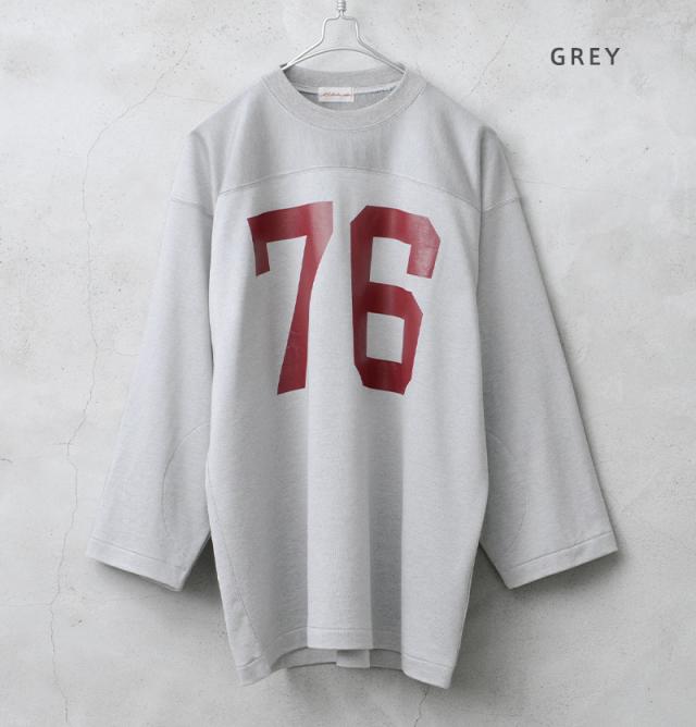 A.G.SPALDING&BROS エージースポルディング&ブロス SPL-AGS-251016 コットンレーヨン フットボール Tシャツ 日本製【Cx】【T】｜メンズファッション アメカジ フットボールTシャツ 7分袖 ヴィンテージ ストリート ブランド おしゃれ