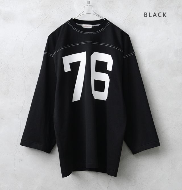 A.G.SPALDING&BROS エージースポルディング&ブロス SPL-AGS-251016 コットンレーヨン フットボール Tシャツ 日本製【Cx】【T】｜メンズファッション アメカジ フットボールTシャツ 7分袖 ヴィンテージ ストリート ブランド おしゃれ