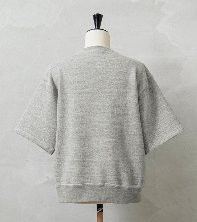 A.G.SPALDING&BROS エージースポルディング&ブロス SPL-AGS-951002 ハーフスリーブ スウェットシャツ 日本製 【Cx】【T】｜半袖 トレーナー 吊り編み 裏毛 丸胴 ゆったり アメカジ  メンズファッション ビッグシルエット トップス