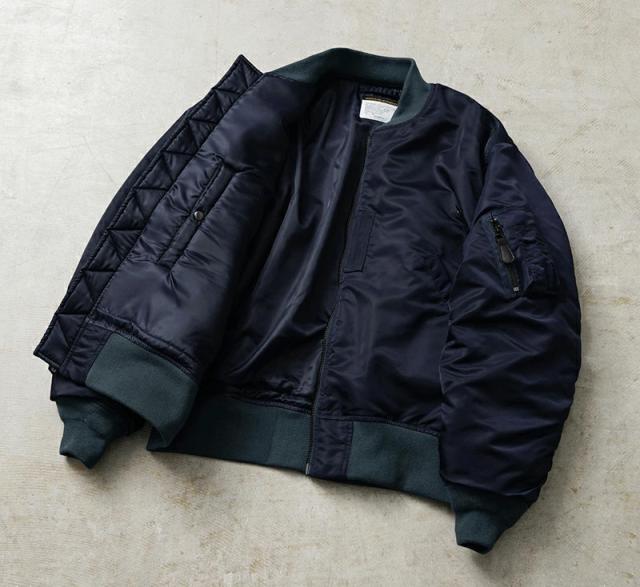 WAIPER.inc ワイパーインク 米軍 U.S.AIR FORCE B-15C MOD フライトジャケット TEST SAMPLEモデル【WP08】【T】【Cx】｜メンズ アウター 大きいサイズ ミリタリー ma-1 ナイロンジャケット 防風 防寒 ブランド おしゃれ