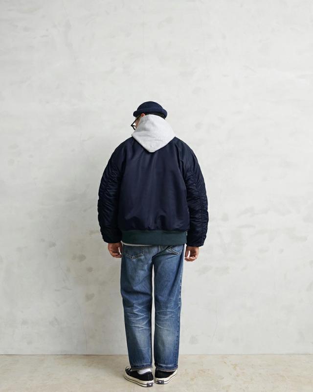 WAIPER.inc ワイパーインク 米軍 U.S.AIR FORCE B-15C MOD フライトジャケット TEST SAMPLEモデル【WP08】【T】【Cx】｜メンズ アウター 大きいサイズ ミリタリー ma-1 ナイロンジャケット 防風 防寒 ブランド おしゃれ