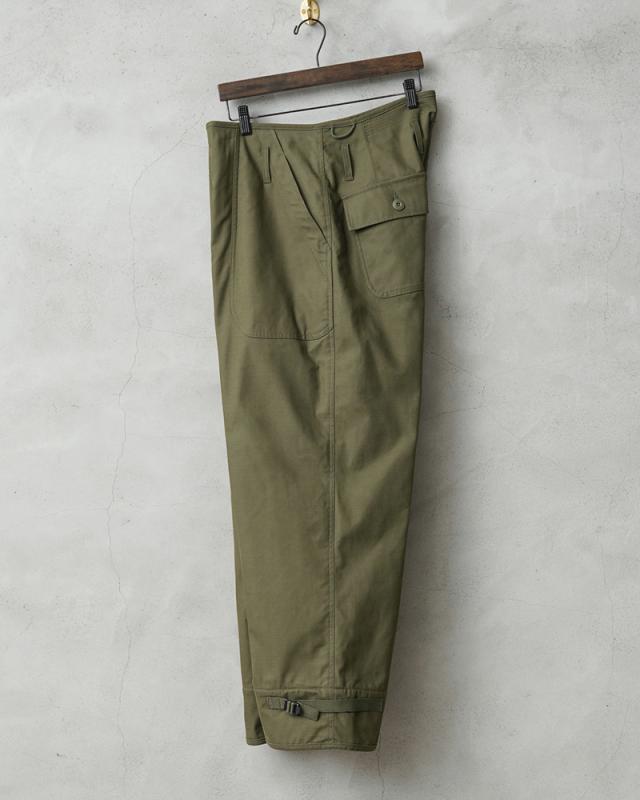 WAIPER.inc 米軍 U.S.NAVY コールドウェザー A-2 デッキパンツ【WP124】【T】【Cx】｜メンズ ボトムス 大きサイズ ワイドパンツ 防風 防寒 保温 軍パン ミリタリー カーキ バイク ブランド おしゃれ