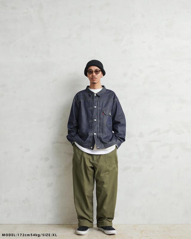 WAIPER.inc 米軍 U.S.NAVY コールドウェザー A-2 デッキパンツ【WP124】【T】【Cx】｜メンズ ボトムス 大きサイズ ワイドパンツ 防風 防寒 保温 軍パン ミリタリー カーキ バイク ブランド おしゃれ