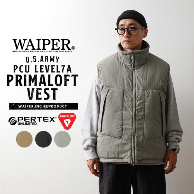 WAIPER.inc ワイパーインク 米軍 PCU LEVEL7A PRIMALOFT ベスト PERTEX