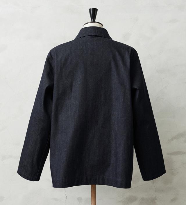 WAIPER.inc 米軍 1940’s U.S.NAVY M-43 デニムショールカラージャケット MADE OF”KAIHARA DENIM”【WP1038】【T】【Cx】｜メンズ アウター 大きいサイズ 大人 カジュアル Gジャン ジージャン ブランド おしゃれ