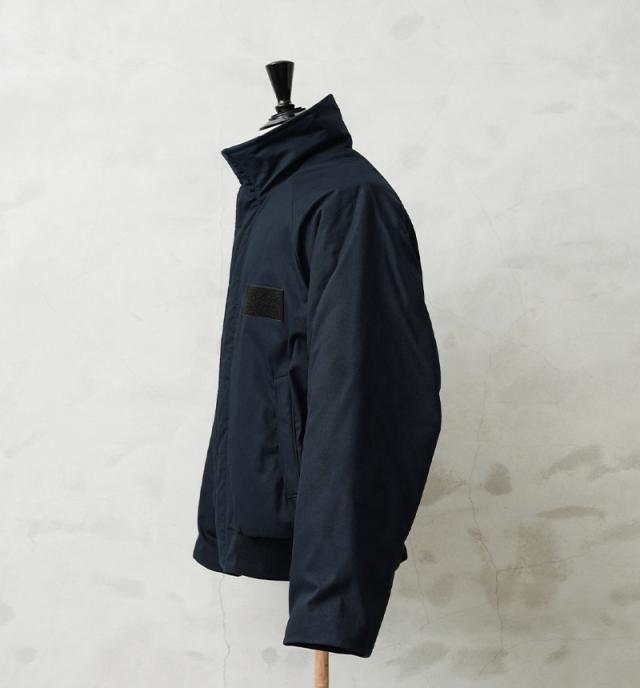 WAIPER.inc ワイパーインク 米軍 U.S.NAVY シップボードジャケット【WP1075】【Cx】【I】｜メンズ アウター 大きいサイズ ミリタリー ブルゾン ハイネック 立ち襟 無地 綿 コットン ネイビー ブランド おしゃれ