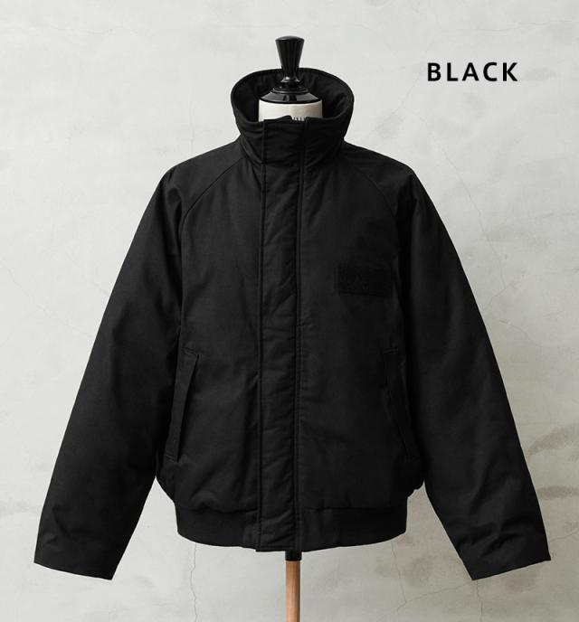 WAIPER.inc ワイパーインク 米軍 U.S.NAVY シップボードジャケット【WP1075】【Cx】【I】｜メンズ アウター 大きいサイズ ミリタリー ブルゾン ハイネック 立ち襟 無地 綿 コットン ネイビー ブランド おしゃれ