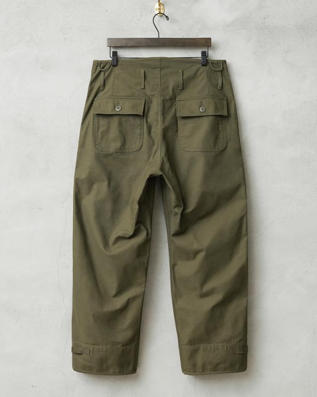 WAIPER.inc 米軍 U.S.NAVY A-2 1レイヤー デッキパンツ【WP126】【T】【Cx】｜メンズ ミリタリー 大きいサイズ 軍パン ズボン ベイカーパンツ ワイドパンツ カーキ ブランド おしゃれ