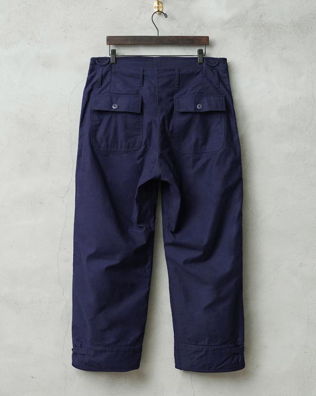 WAIPER.inc 米軍 U.S.NAVY コールドウェザー A-2 デッキパンツ【WP124】【T】【Cx】｜メンズ ボトムス 大きサイズ ワイドパンツ 防風 防寒 保温 軍パン ミリタリー カーキ バイク ブランド おしゃれ