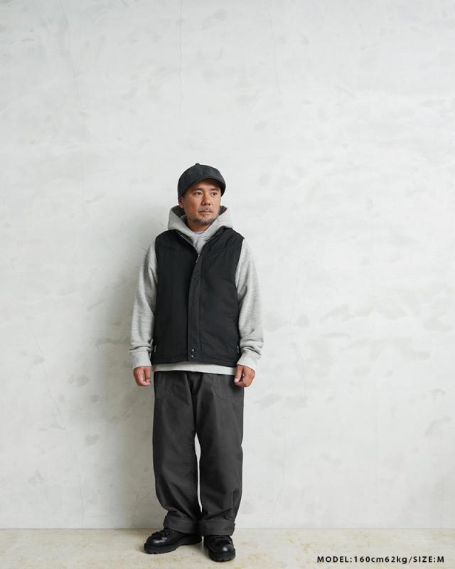 WAIPER.inc 米軍 U.S.NAVY コールドウェザー A-2 デッキパンツ【WP124】【T】【Cx】｜メンズ ボトムス 大きサイズ ワイドパンツ 防風 防寒 保温 軍パン ミリタリー カーキ バイク ブランド おしゃれ