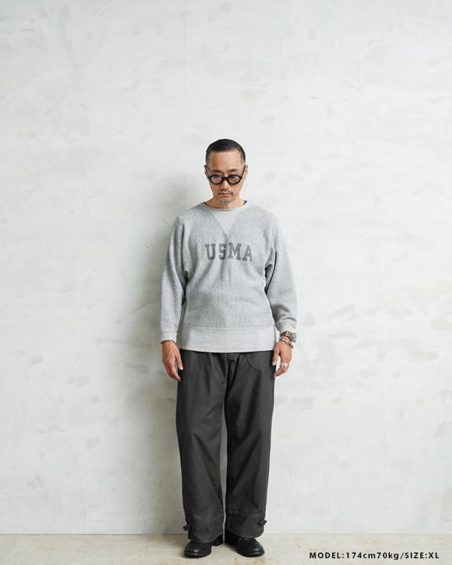 WAIPER.inc 米軍 U.S.NAVY コールドウェザー A-2 デッキパンツ【WP124】【T】【Cx】｜メンズ ボトムス 大きサイズ ワイドパンツ 防風 防寒 保温 軍パン ミリタリー カーキ バイク ブランド おしゃれ