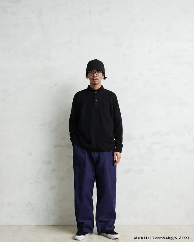 WAIPER.inc 米軍 U.S.NAVY A-2 1レイヤー デッキパンツ【WP126】【T】【Cx】｜メンズ ミリタリー 大きいサイズ 軍パン ズボン ベイカーパンツ ワイドパンツ カーキ ブランド おしゃれ