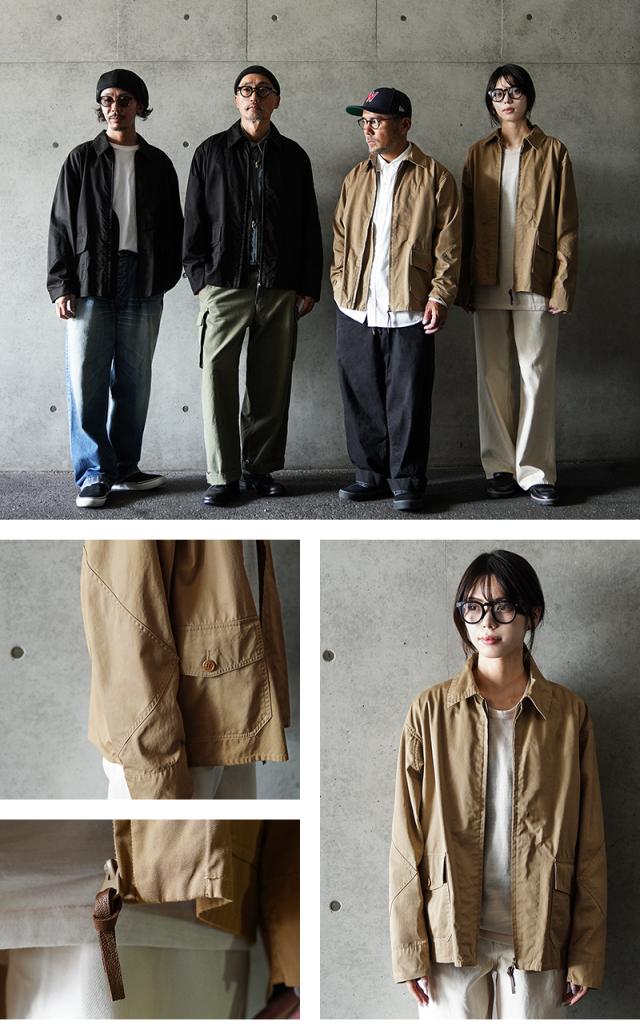 WAIPER.inc 米軍 U.S.NAVY M-421A フライトジャケット【WP1083】【Cx】【T】｜ミリタリージャケット メンズファッション サマージャケット ハリントンジャケット カジュアル USA古着