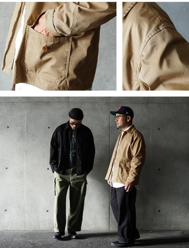 WAIPER.inc 米軍 U.S.NAVY M-421A フライトジャケット【WP1083】【Cx】【T】｜ミリタリージャケット メンズファッション サマージャケット ハリントンジャケット カジュアル USA古着