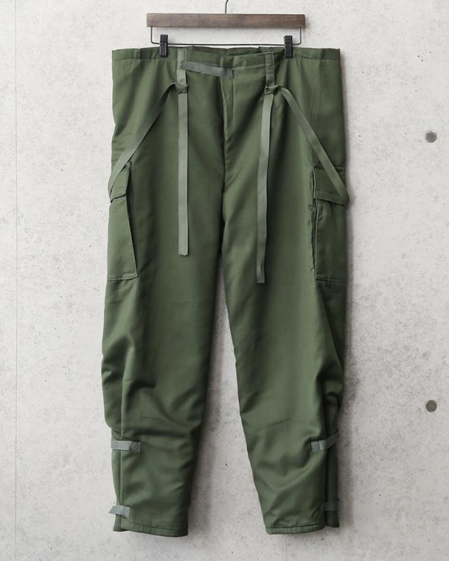米軍放出品 ケミカル プロテクティブ デザート カモ サスペンダー パンツ 古着 00s 米軍 デザート カモ 迷彩 ミリタリー ケミカル