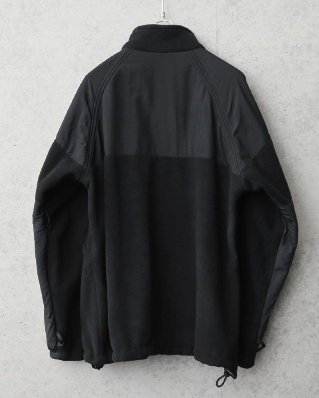 実物 USED 米軍 U.S.NAVY ECWCS GEN2 NWU パーカー用 フリースライナージャケット【Cx】【I】｜メンズ レディース 防寒 BLACK ブラック スタンドカラー 古着 アメリカ軍 払い下げ品 実物放出品