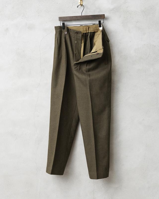 【デッドストック】50s 60sフランス軍M-52ツータック・ウールトラウザーズ 楽天市場】☆実物 新品 デッドストック フランス軍 1950〜60年代 M-52
