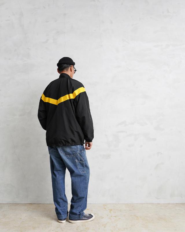 実物 USED 米軍 U.S.ARMY BLACK APFU トレーニングジャケット【Cx】【I】｜フィットネス ウィンドブレーカー ジャンパー 古着 メンズ アウター ミリタリー おしゃれ 黒 ブラック