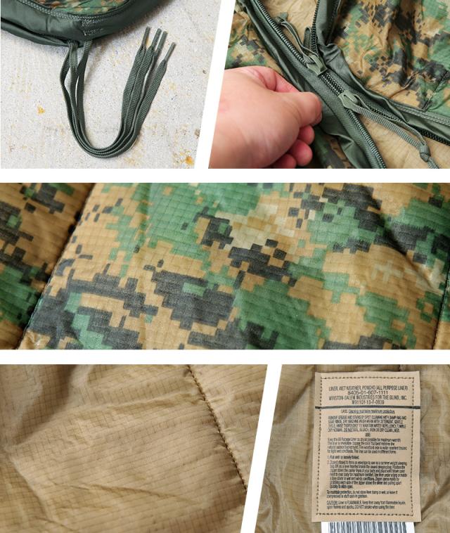 デッドストック迷彩ポンチョ! 40%OFF】セール デッドストック 米軍 迷彩ポンチョライナー MIL