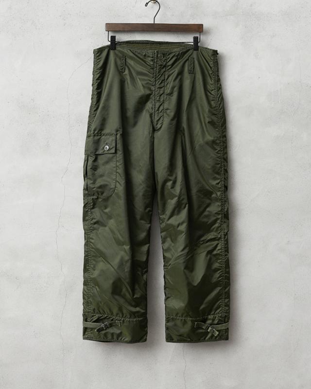 実物 新品 デッドストック 米軍 U.S.NAVY EXTREME COLD WEATHER IMPERMEABLE デッキパンツ【Cx】【I】｜メンズファッション ミリタリー アメカジ ナイロン 防寒 防水 ヴィンテージ アウトドア オーバーパンツ ライディング ツーリング バイク