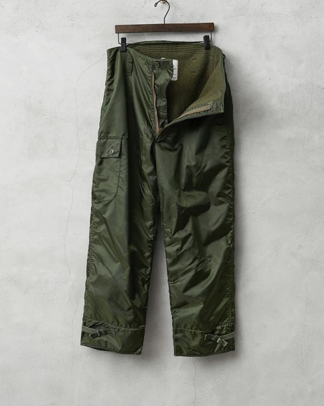 実物 新品 デッドストック 米軍 U.S.NAVY EXTREME COLD WEATHER IMPERMEABLE デッキパンツ【Cx】【I】｜メンズファッション ミリタリー アメカジ ナイロン 防寒 防水 ヴィンテージ アウトドア オーバーパンツ ライディング ツーリング バイク