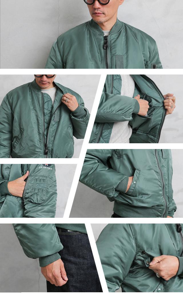 MA-1 GREENBRIER グリーンブライヤー SAGE XLサイズ