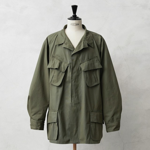 実物 新品 デッドストック 米軍 60〜70's ジャングルファティーグ ジャケット 5th / JUNGLE FATIGUE  JACKET【Cx】【T】｜メンズ アウター 大きいサイズ ミリタリー 薄手 ポケット多い カーキ 古着 ファッション おしゃれの通販はau PAY  マーケット - ミリタリーショップ ...