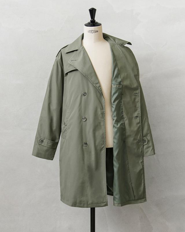 フランス軍デッドストック　ステンカラーコートオリーブグリーン MILITARY WAIPER.inc 実物 新品 デッドストック フランス軍
