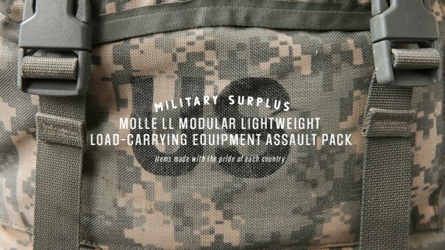 実物 USED 米軍 MOLLE II 3DAY アサルトパック ACU（UCP）【Cx