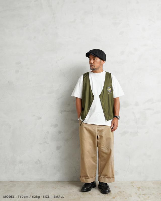 ALPHA アルファ デッドストック MADE IN USA E-1 ラジオベスト OD【Cx】【I】｜米軍 フライトベスト ミリタリー アメカジ メンズファッション ナイロン U.S.AIR FORCE サバイバルベスト