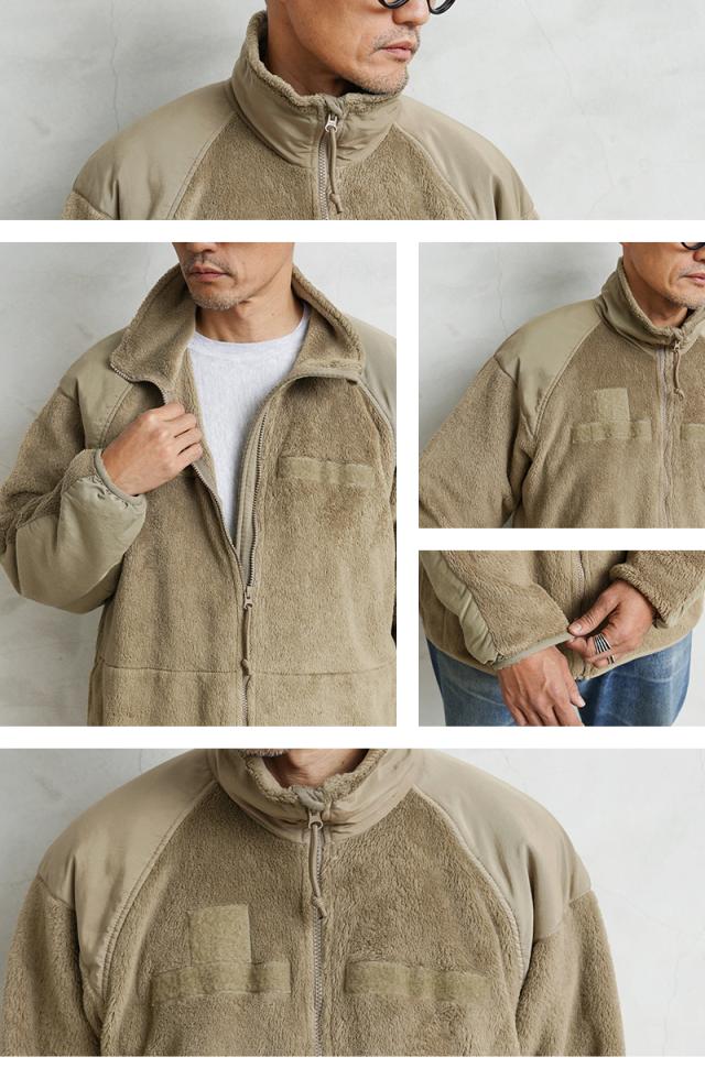 実物 USED 米軍 ECWCS Gen3 POLARTEC フリースジャケット COYOTE【Cx