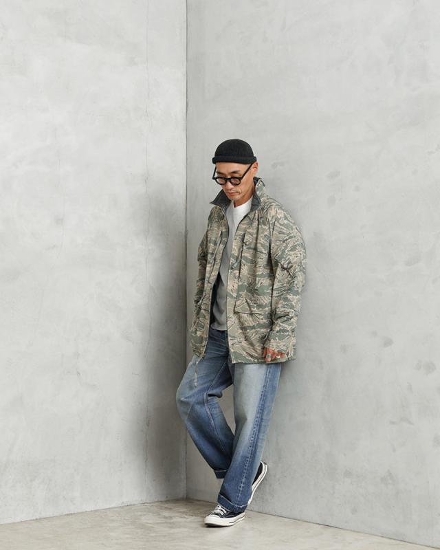 実物 新品 デッドストック 米軍 U.S.AIR FORCE APECS ABU デジタル タイガーカモ GORE-TEX パーカー / ゴアテックス【Cx】【I】