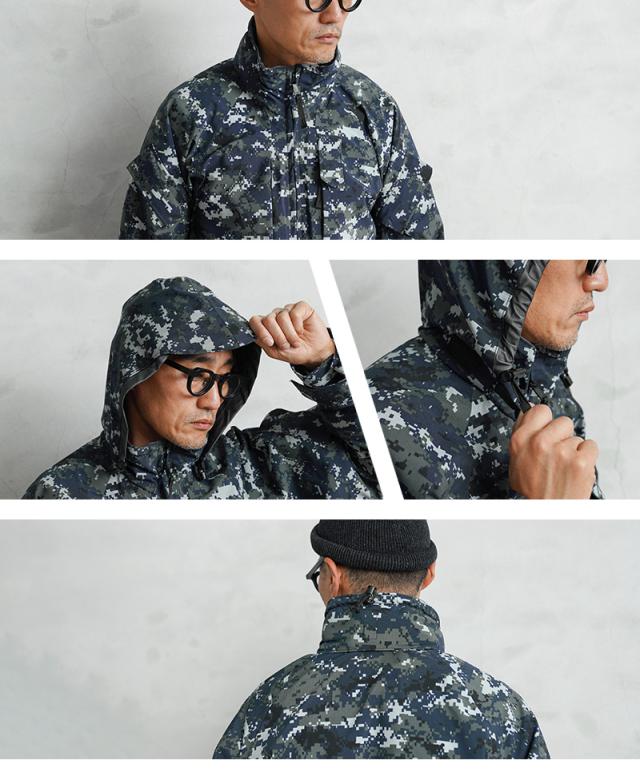 実物 新品 デッドストック 米軍 U.S.NAVY ECWCS GEN2 NWU TYPE1 デジタルカモ GORE-TEX パーカー / ゴアテックス【Cx】【I】