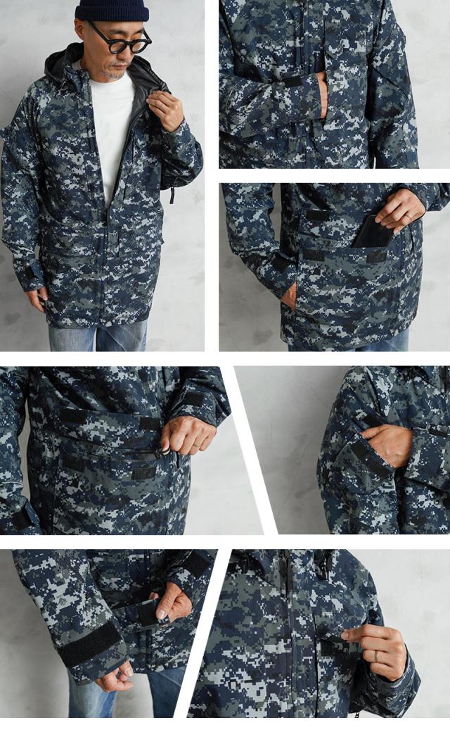 実物 USED 米軍 U.S.NAVY ECWCS GEN2 NWU TYPE1 デジタルカモ GORE-TEX パーカー / ゴアテックス【Cx】【I】