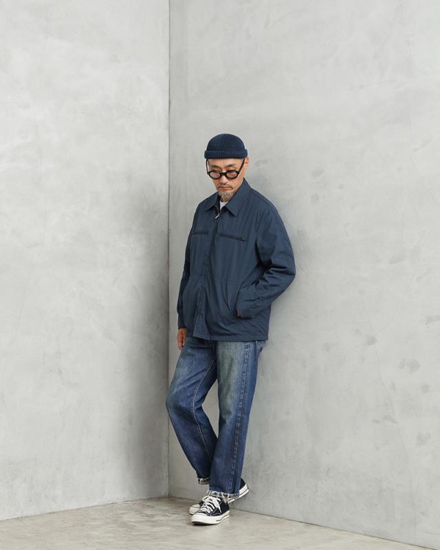 実物 USED 米軍 U.S.NAVY ユーティリティ ジャケット BLUE【Cx】【I】｜古着 ミリタリージャケット ユーティリティ ネイビー メンズファッション ブルゾン ヴィンテージ ストリートファッション