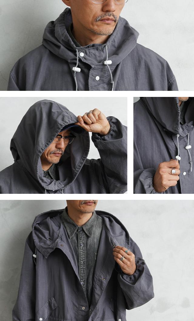実物 USED 米軍 スノーカモ モッズコート GRAY染め【Cx】【I】の通販は