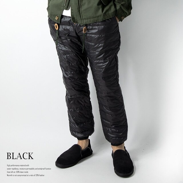Beno スウェットパンツ ジャージ ホリゾンタルキルトダウン