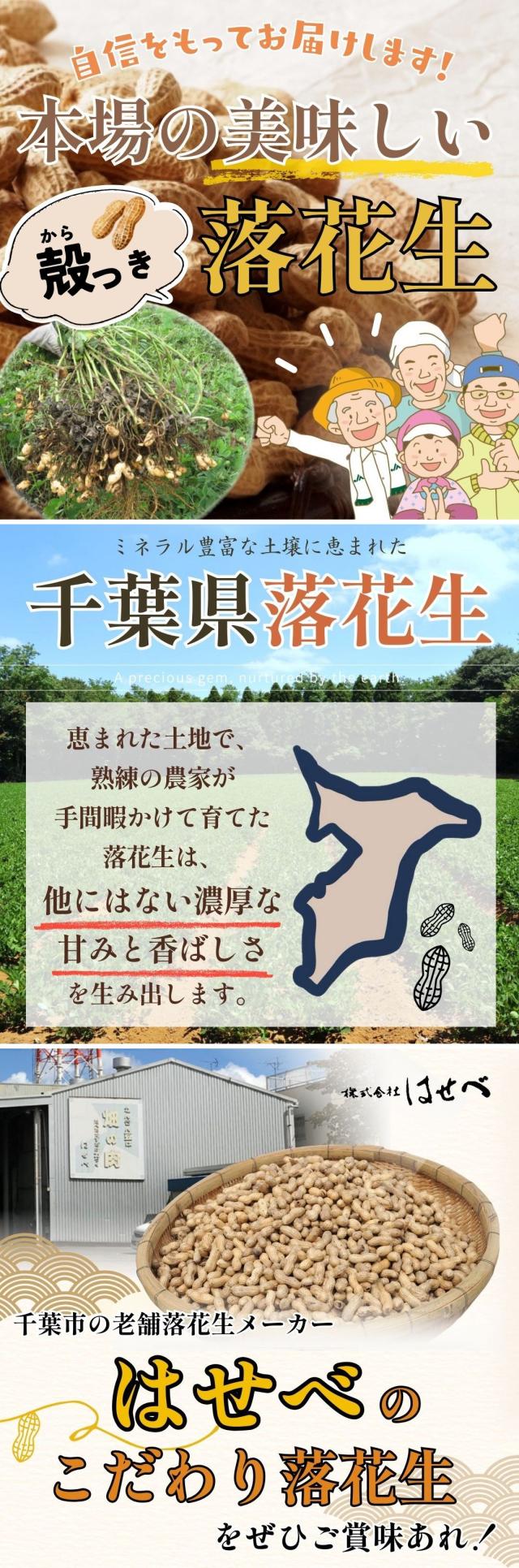 千葉県 八街産 落花生 ピーナッツ 千葉半立 ナカテユタカ 中手豊 Qなっつ 国産 皮ごと 煎りざや 無添加