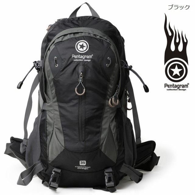 Pentagram バックパック 35L 登山リュック アウトドア 旅行用