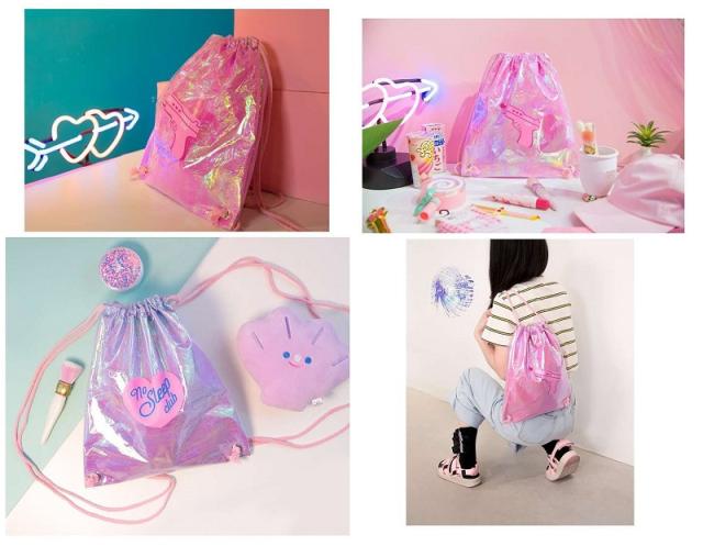 きらきら 巾着 リュック