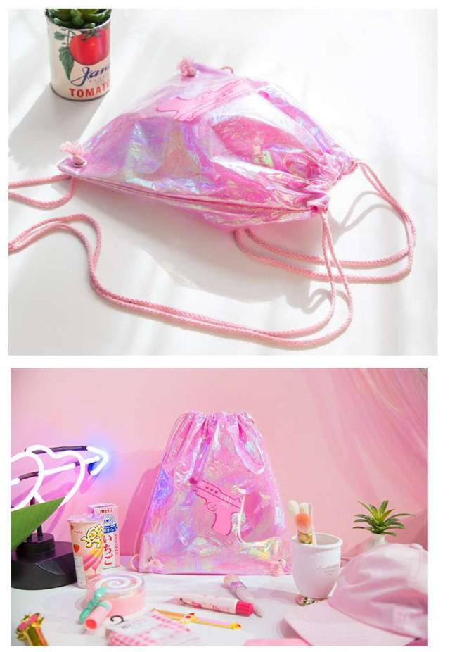 きらきら 巾着 リュック