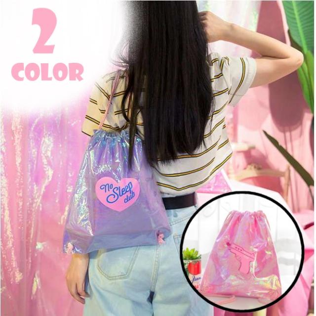 きらきら 巾着 リュック